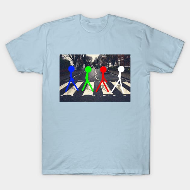 stickman the beatles T-Shirt by Big Mac